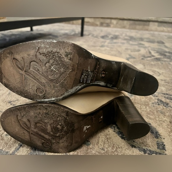 Free People Cream Slouch Boots Size 37 - Picture 4 of 7